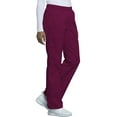 thumbnail image 5 of Cherokee Workwear Core Stretch Women's Scrubs Pant Mid Rise Pull-On Cargo 4005, 5 of 6