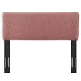 thumbnail image 2 of Headboard, King Size, Velvet, Pink, Modern Contemporary Urban Design, Bedroom Master Guest Suite, 2 of 10