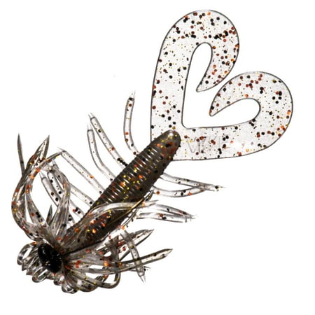 Arkie Lures Salty Crawlin Grub Plastic Jig Color Houdini