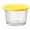Yellow, variant on Glass Bowl with Lid, VGFVFSKGA Glass Mixing Bowl, Meal Prep Container, Clear Round Storage Bowl for Food Prep, Mixing Cooking Food Preservation