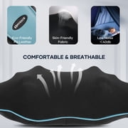 MARNUR Neck and Shoulder Massager with Heat, 3D Deep Tissue Kneading Shiatsu Massager, Blue