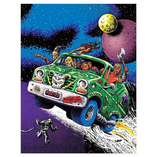 Dungeon Crawl Classics RPG Judges Screen Space Van Art (Paperback