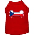 thumbnail image 3 of Pet Dog  Cat Shirt Screen Printed, "Bone Flag Czech Republic", 3 of 10