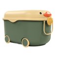 thumbnail image 3 of Boîte de Rangement pour Jouets Multi-Usage Couverture Mignonne Duck Boîte en Plastique avec Roues pour Enfants, 3 of 8
