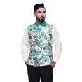 thumbnail image 1 of Atasi Veste Imprimée Fleur Nehru Homme Bandhgala Veste Ethnique Tenue de Fête Mariage-Grande, 1 of 4