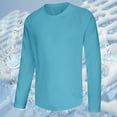 thumbnail image 2 of Dovford Men's Workout Shirts Long Sleeve Dry Fit T Shirts UPF 50+ Sun Protection Athletic Gym Running Active Tee Tops, 2 of 6