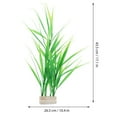 thumbnail image 2 of Phenofice 1Pcs Fake Plants Fish Plant Aquarium Green Plastic Natural Simulation Grass-like, 2 of 8