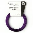 thumbnail image 4 of Cousin DIY Coated Copper Wire, Purple Finish, 20 Ga, 24 ft Roll, 4 of 9