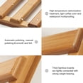 thumbnail image 2 of Mistaha Edge Floating Shelve Floating Shelf Bracket Wall Ledge Bamboo Storage Rack Wall Decor, 2 of 8