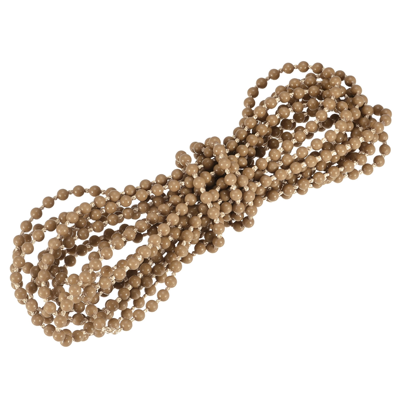 Uxcell 4.37 Yards Blinds Beaded Chain Roller Shade Cord for Window Repair Parts, Brown