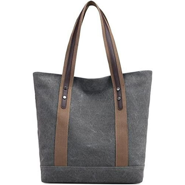 Sacs à Bandoulière en Toile pour Femmes, Sacs à Main Rétro Décontractés, Sac de Travail, Cabas