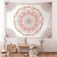 thumbnail image 3 of Gojian Mandala Tapestry Aesthetic,Boho Tapestry Wall Hanging,Pink Floral Medallion Tapestries,Bohemian Wall Art Hippie Decor for Bedroom Living Room Dorm, 3 of 6