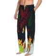 thumbnail image 2 of Balery Men'S Merry Christmas Elk Pants,Sleepwear Pants,Pajama Pants,Pj Bottoms Drawstring And Pockets-Small, 2 of 9