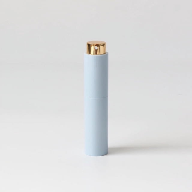 Botella de perfume de 10 ml, botella rociadora de alta gama, arcoíris, portátil, giratoria, sin tapa, desinfectante, paquete secundario de agua
