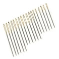 thumbnail image 3 of 18Pcs Sewing Needles Large Eye Golden Stable Simple Operation Household Hand Sewing Supplies, 3 of 8