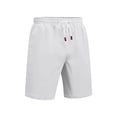 thumbnail image 6 of Men'S Beach Casual Retro Loose Shorts, Elastic Waist Drawstring Solid Color Wide Leg Shorts With Pockets, 6 of 8
