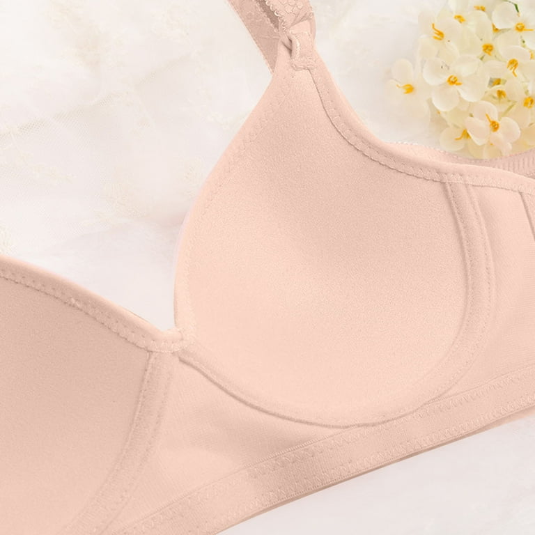 Bigersell Wire Free Bras for Large Breasts Clearance Long Line Bra Soft Bra  Style R274 V-Neck Back-Smoothing Bras Hook and Eye Bra Closure Women's