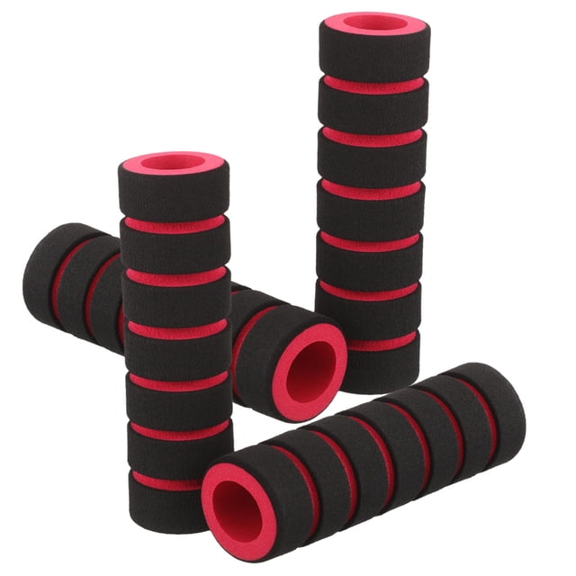 OULII 2 Pairs Oval Red Sponge Kayak Paddle Grips for Hand Protection and Anti-skid in 11x3cm