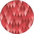 thumbnail image 1 of Ahgly Company Machine Washable Indoor Round Transitional Red Area Rugs, 3' Round, 1 of 7