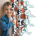 thumbnail image 3 of Blackout Kids Curtains,Orange Basketball Players Pattern Childrens Insulated Curtains Set Of 2,Bedroom Essentials,Toddler Room Decor 42"x84", 3 of 5