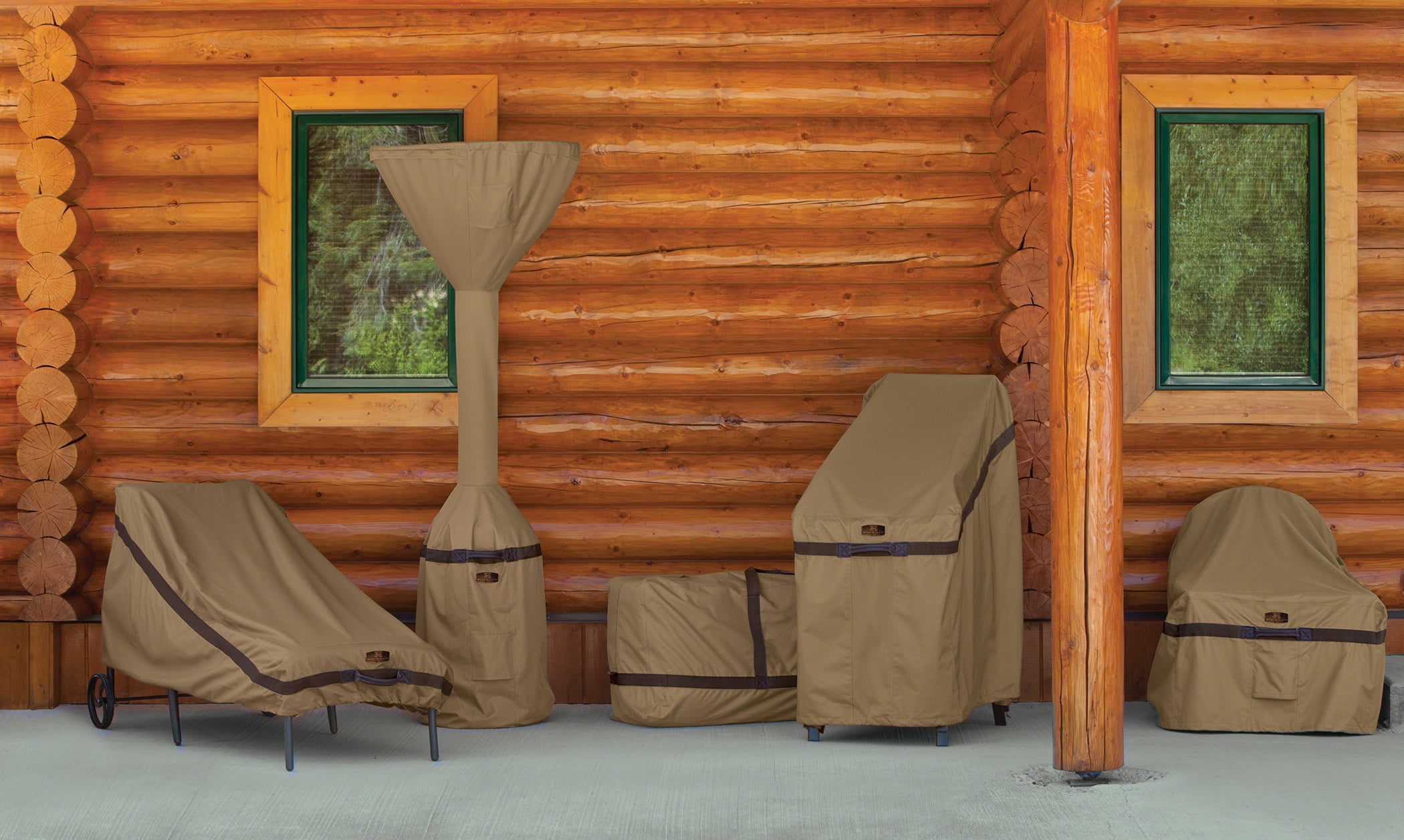 Classic Accessories Hickory Water-Resistant 72 Inch BBQ Grill Cover