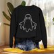 thumbnail image 4 of Ailaofu Womens Halloween Crewneck Sweatshirt Cute Long Sleeve Graphic Pullover Tops Fall Fashion Clothes, 4 of 4