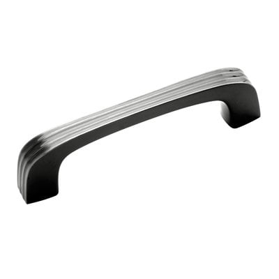 Pewter Cabinet Drop Pull - Crosley 3 in (76 mm) Center-to-Center Pewter Cabinet Pull