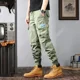 thumbnail image 3 of Pantalones de hombre de trekking ajustados para pesca, pantalones cargo para hombre, senderismo, exterior, otoño, algodón de alta calidad, sueltos, estilo coreano, largos, 3 of 4