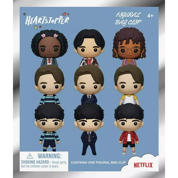 3D Figural Foam Bag Clip Heartstopper Series 1 Mystery Pack (1 RANDOM Figure)
