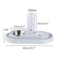 thumbnail image 3 of Youkk Large Capacity Cat Automatic Feeding Bowl Made With Plastic Multifunctional Cat Food Bowl Easy green 1Set, 3 of 6