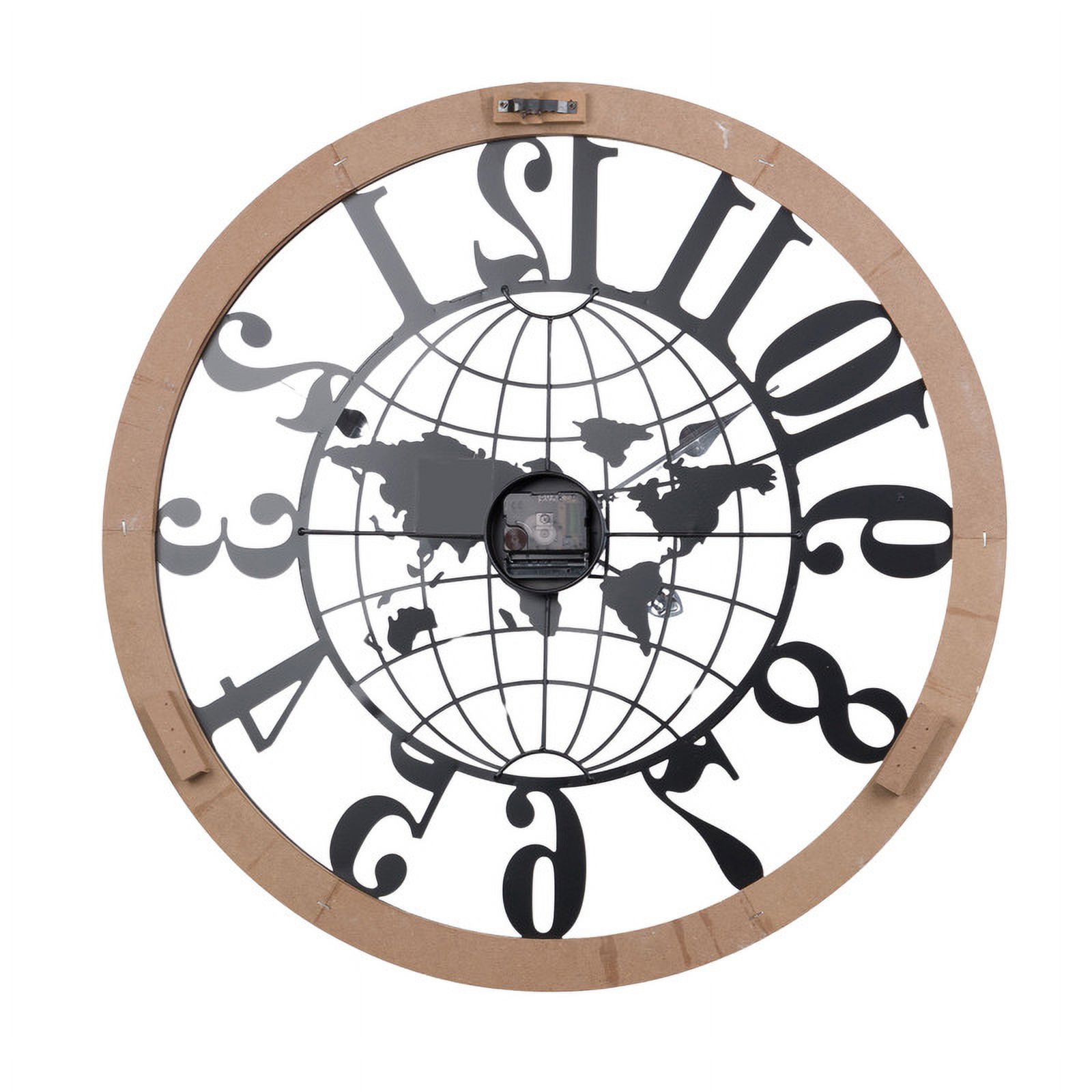 Elandra Modern Contemporary Global Wall Clock