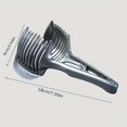 thumbnail image 3 of 1pc  Tomato Slicer Tool  Lemon Cutter Tool  Lemon Slicer Holder  Tomato Slicer Holder  Lemon Cutter Holder  Round Fruit Tongs  Egg Slicer Cutting Holder  Kitchen Tools, 3 of 7