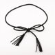thumbnail image 1 of Cinturón fino con cadena de cintura fina de terciopelo superlargo decorativo para mujer, 1 of 6