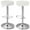 White, variant on Spaco 1 PC Round Bar Stool Adjustable Swivel Pub Chair-Black, Bar Height Stools, Counter Height Bar Stools for Kitchen, Dining Room