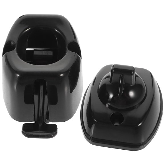 IDEANATEGRATE Soporte De Puerta Para Rv Con Gancho Galvanizado Y Cierre Reemplazable Color Negro