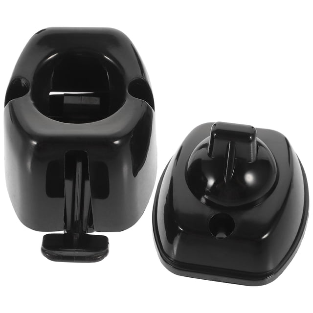 IDEANATEGRATE Soporte De Puerta Para Rv Con Gancho Galvanizado Y Cierre Reemplazable Color Negro