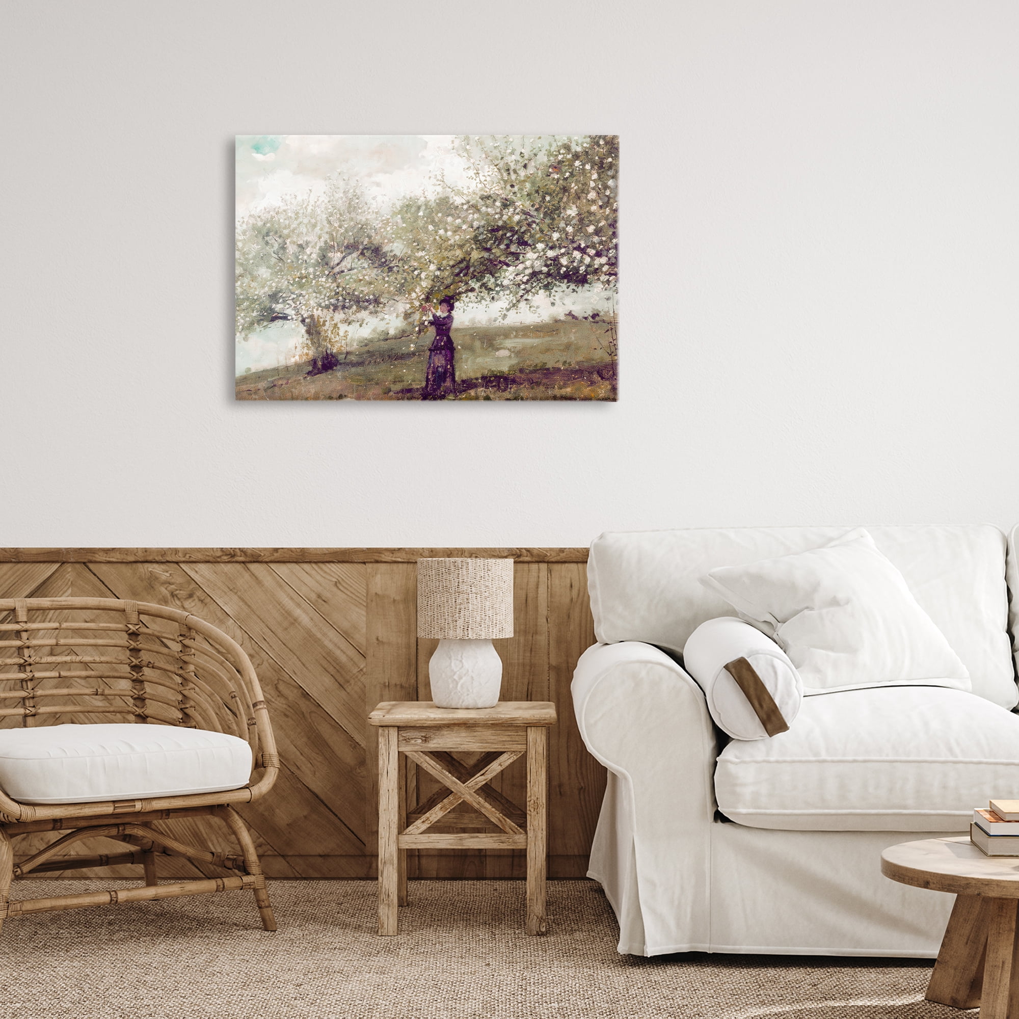 Stupell Industries Vintage Gathering Spring Blossoms Canvas Wall Art, design by Leah Straatsma
