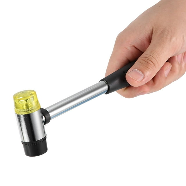 Martillo de goma de doble cara, martillo de goma desmontable de doble cara para tallar cuero, martillo para artesanía en cuero, materiales de la mejor calidad