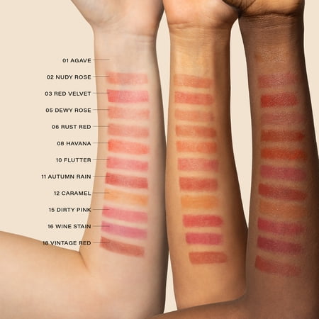 Melixir Vegan Lip Butter #10 Flutter (12 Colors), Hydrating Tinted Lip Balm Stick, Bee-Free, Petrolatum-Free, Plant-Based, Moisturizes Dry & Chapped Lips With Shea Butter, Sheer, Natural Finish