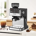 thumbnail image 2 of Espresso Machine with Grinder, Cold Brew Coffee Machine, Milk Frother Steam Wand, Stainless Steel, 2 of 5
