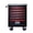 Black, variant on Noble House 4-Drawer Rolling Tool Organizer Cart, Steel Mobile Chest Storage with Worktop for Garage Workshop, Red