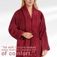 thumbnail image 6 of American Soft Linen Women’s Fleece Bathrobe – Luxury Soft, Plush, Fuzzy & Warm Robe for Women, Cozy Spa Quality Adult Bathroom Lounge Robe, 6 of 10