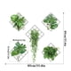 thumbnail image 2 of 3D-väggdekalermedgrönaväxter,väggdekalermedgrönaväxter,vasermedblommor,väggdekalerförkök,sovrum,vardagsrum(A), 2 of 5