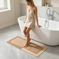 thumbnail image 6 of Antqov Bath Mat 16x47" Non Slip Long Bathroom Runner Thin Quickly Dry Bathroom Rugs Washable Bath Rug for Bathroom Home Floor, 6 of 6