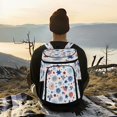 thumbnail image 6 of Backpack Cooler lunch bag 36 Can Capacity Insulated Bag for Camping, Beach, Hiking & Travel Fireworks and Flag, 6 of 7