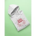 thumbnail image 3 of Old School Beats Slogan Hoodie Men -Image by Shutterstock, Male Medium, 3 of 4