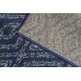 thumbnail image 4 of Furnish My Place Indoor Geometric Diamond Rug with Jute Backing Runner - 2 ft. x 8 ft., Navy, Moroccan, Area Rug for Living Room, Bedroom, Hallway, 4 of 6