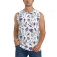 thumbnail image 1 of Balery Lavender Bicycle Camisetas sin mangas para hombre, absorbe la humedad y protege contra el mal olor.-XX-Large, 1 of 7
