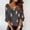 Gray, variant on Aloohaidyvio Tops and Blouses ,Women Print Long Sleeve V-Neck Blouse Pullover Tunic Tops Shirt