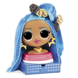 LOL Surprise Omg Styling Doll Head Miss Independent With 30 Surprises Girls Hair Play Toy, Great Gift for Kids Ages 4 5 6 